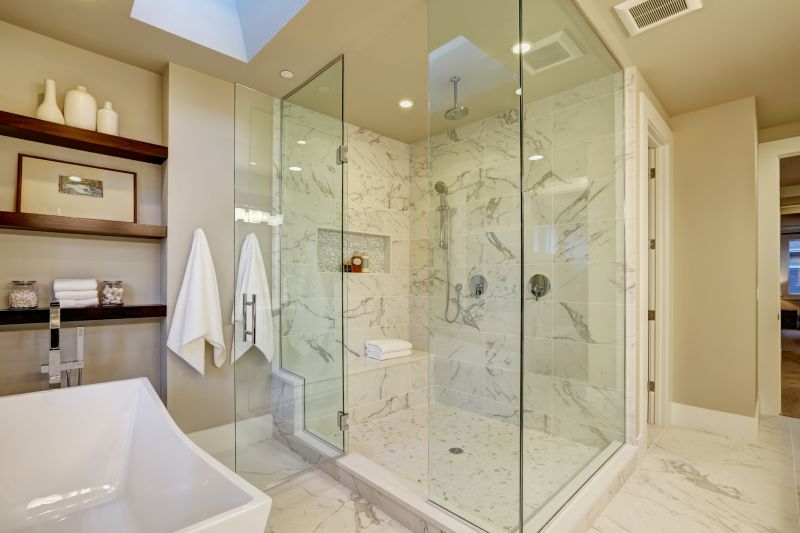Shower with Built-In Storage